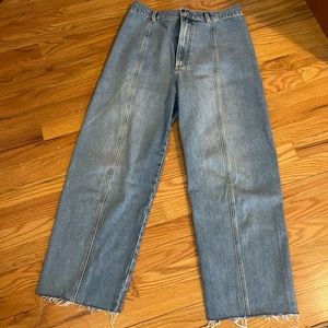 Boyish Cropped Wide Leg Jean - High Rise